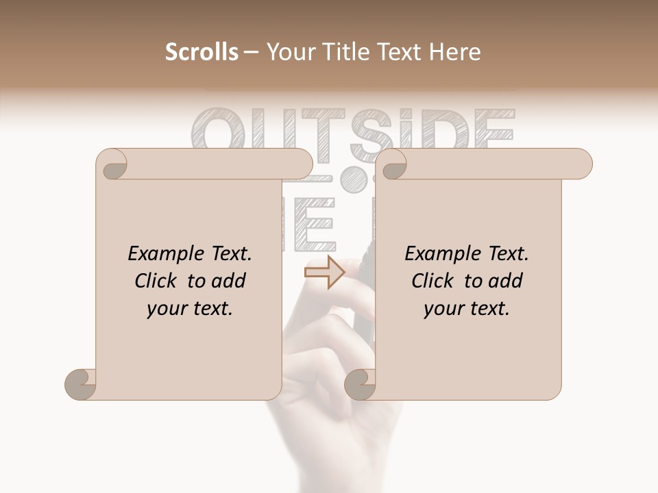 Word Education Isolated PowerPoint Template
