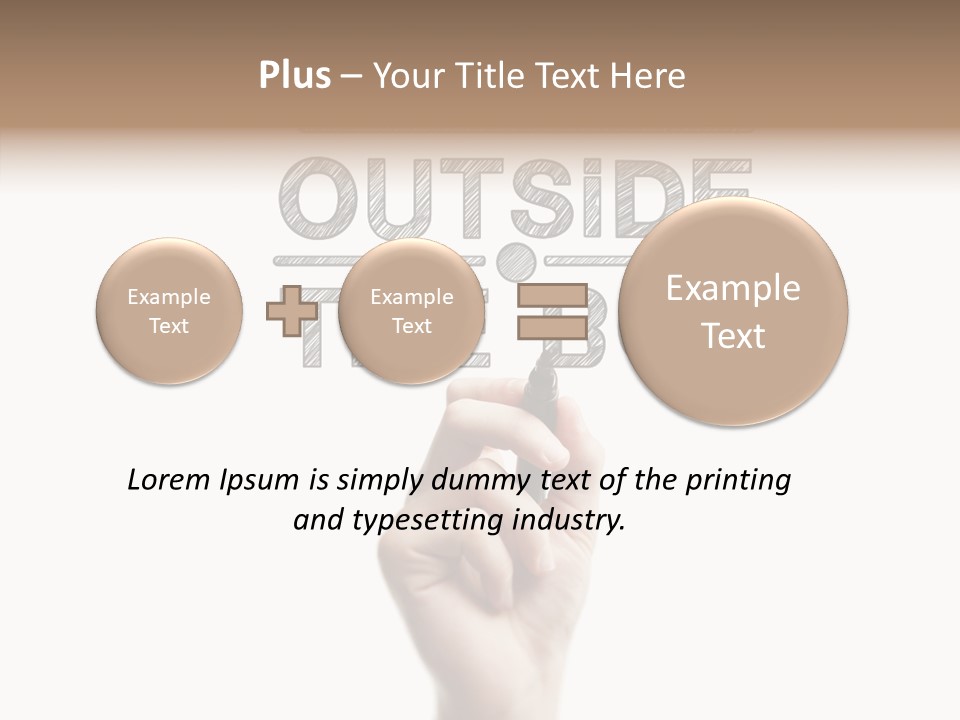 Word Education Isolated PowerPoint Template