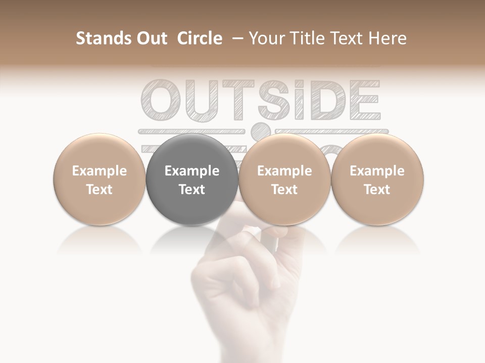 Word Education Isolated PowerPoint Template