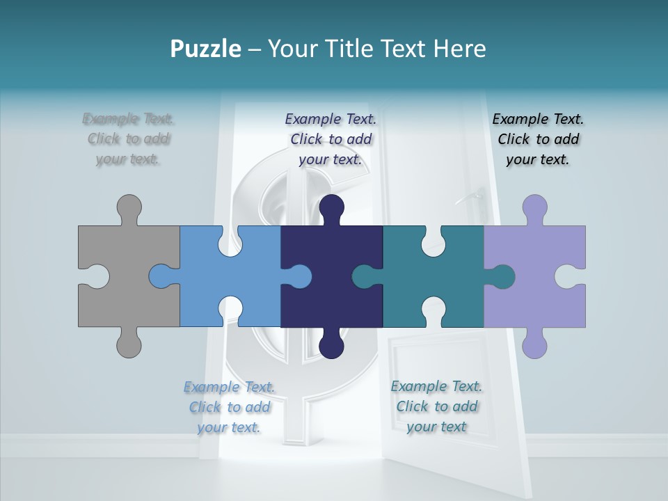 Single Money Render PowerPoint Template