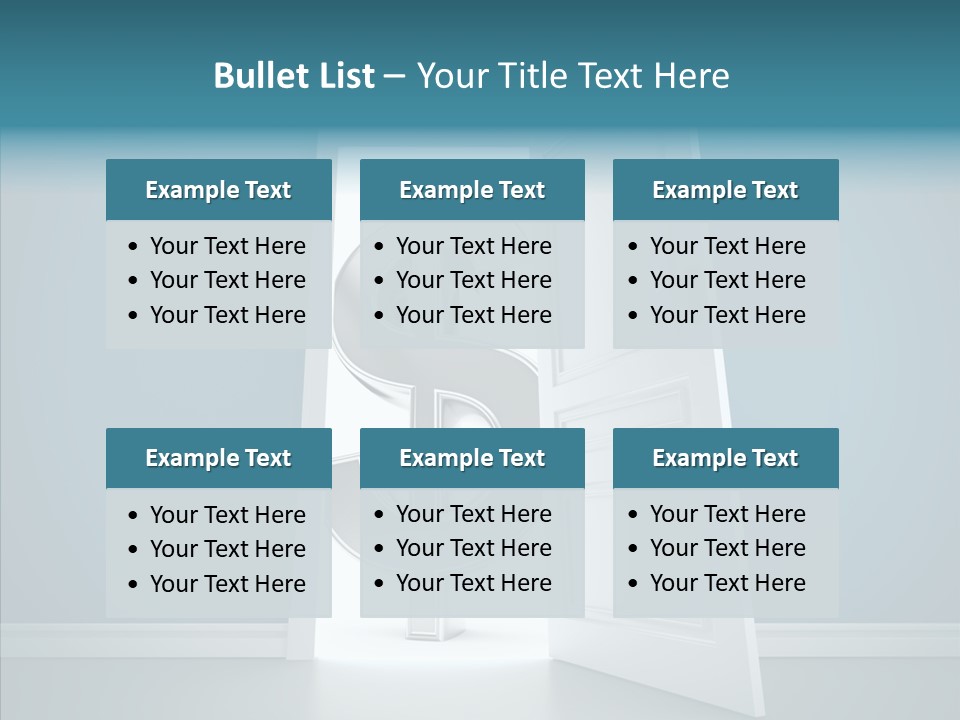 Single Money Render PowerPoint Template