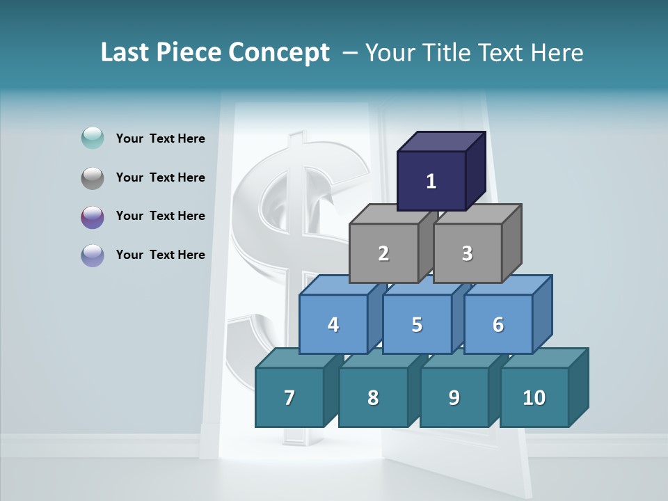Single Money Render PowerPoint Template
