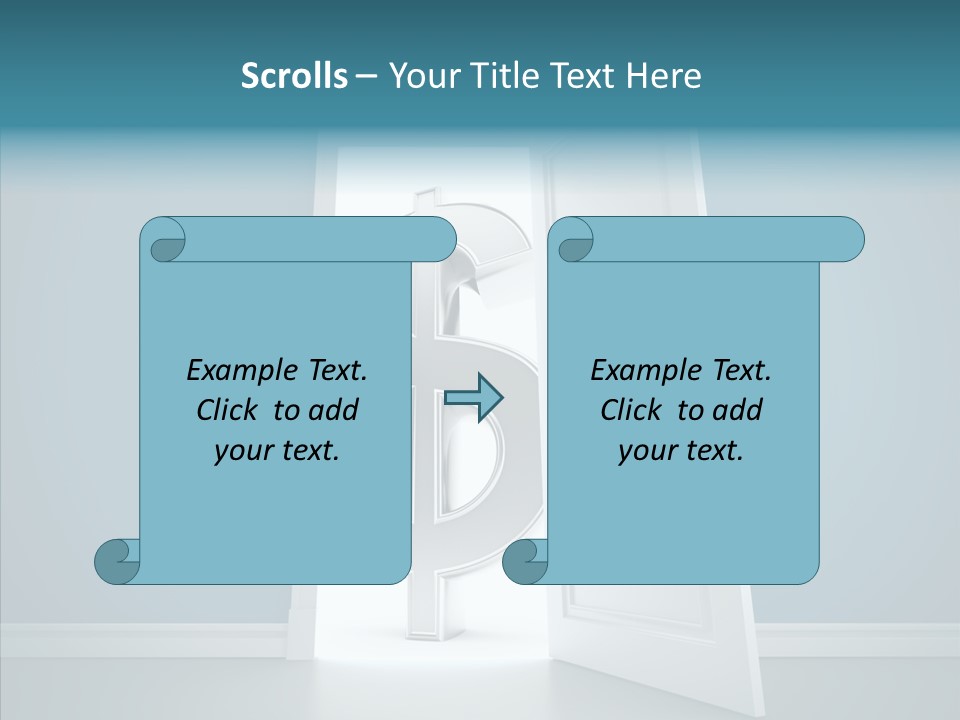 Single Money Render PowerPoint Template