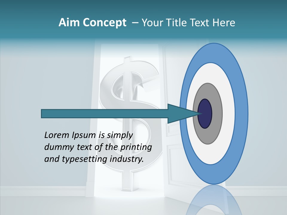 Single Money Render PowerPoint Template