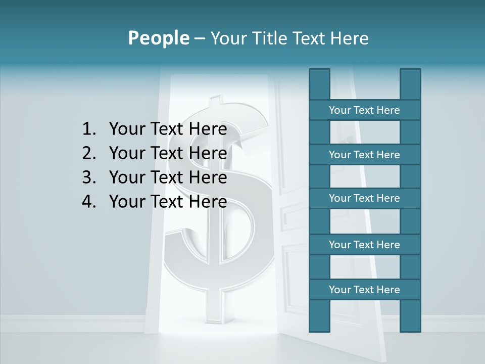 Single Money Render PowerPoint Template