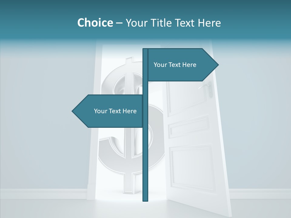 Single Money Render PowerPoint Template