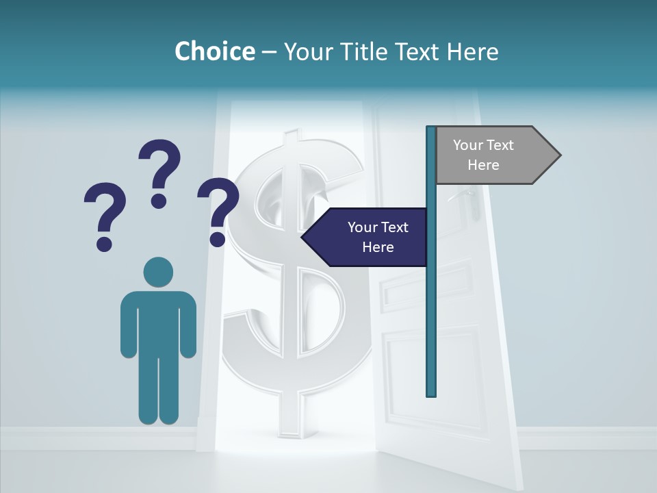 Single Money Render PowerPoint Template