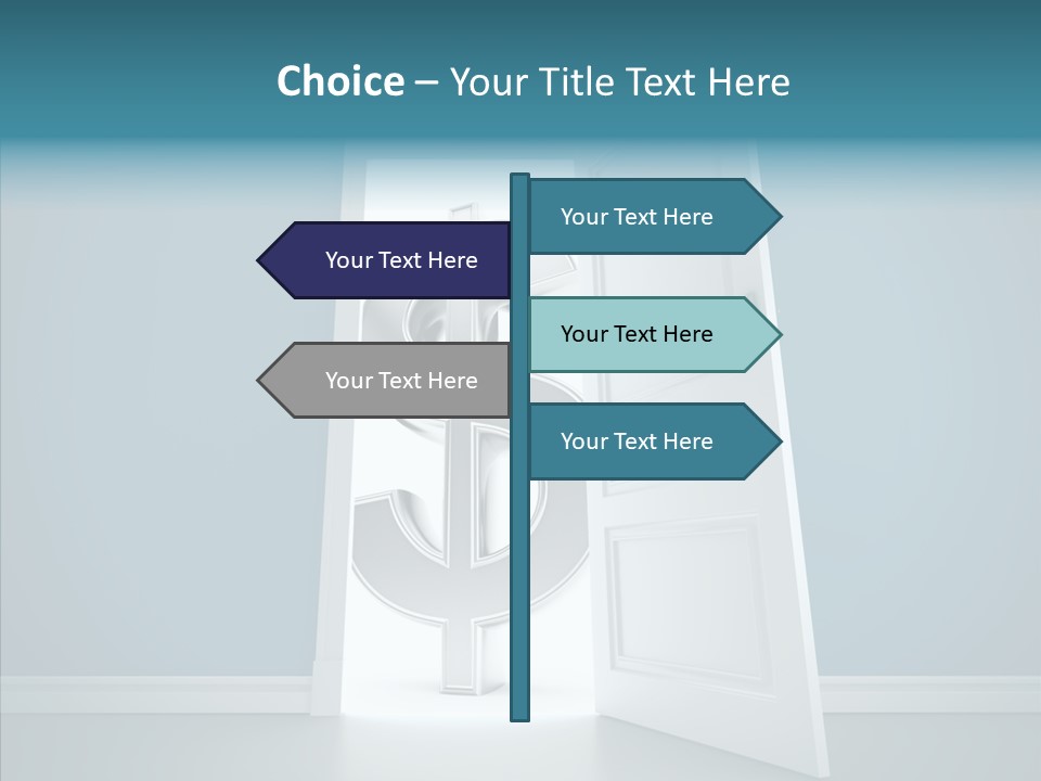 Single Money Render PowerPoint Template