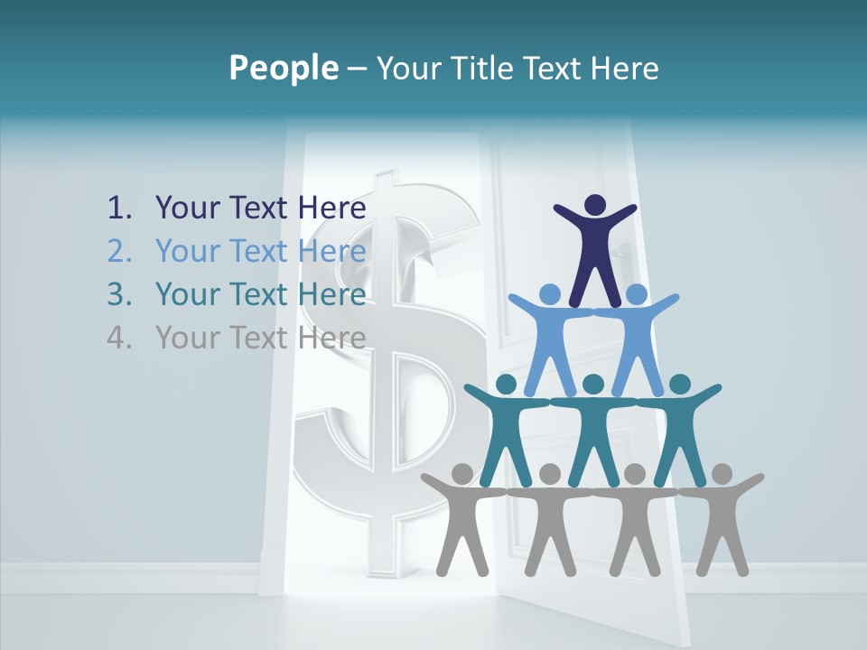 Single Money Render PowerPoint Template