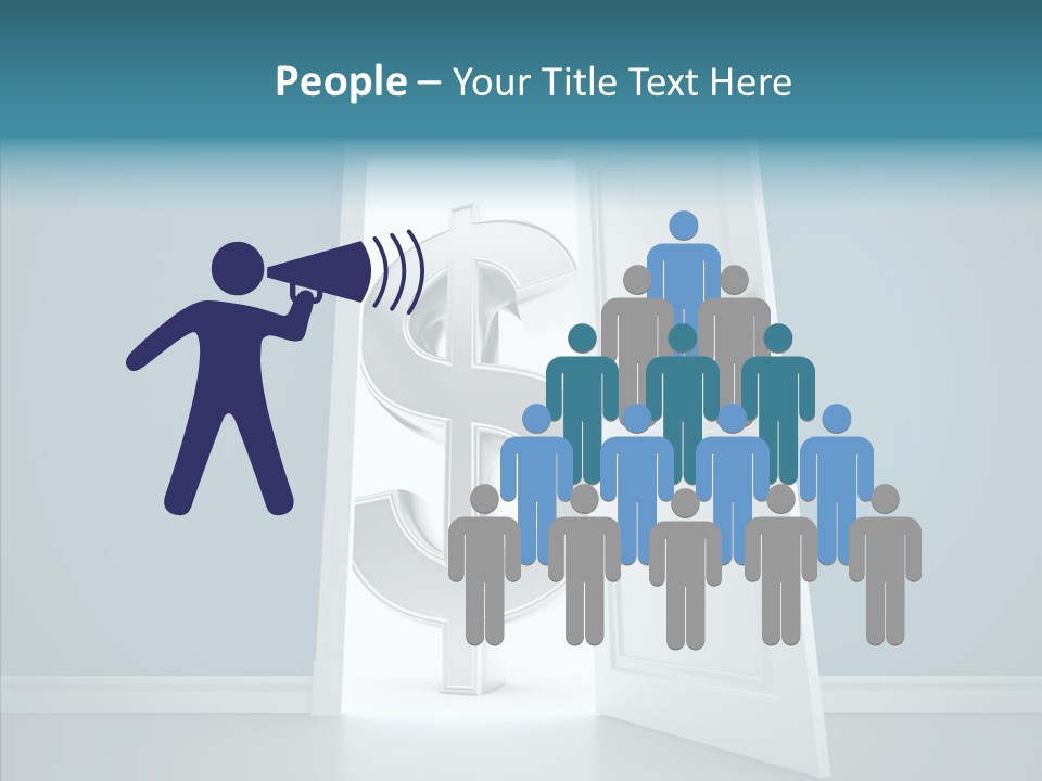 Single Money Render PowerPoint Template