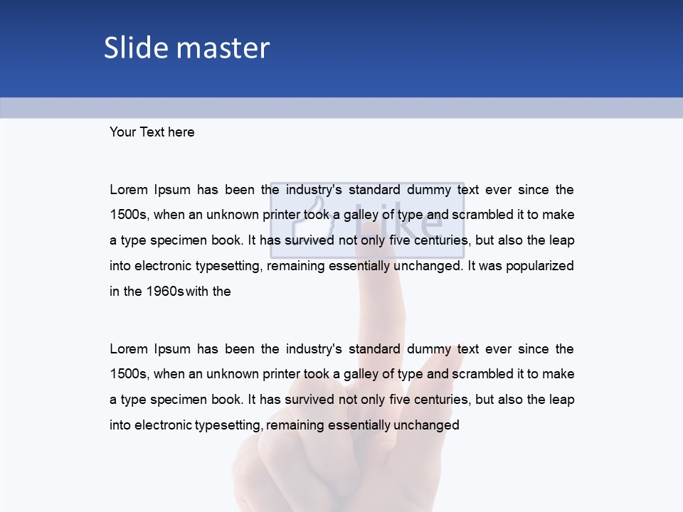 Community Woman Virtual PowerPoint Template