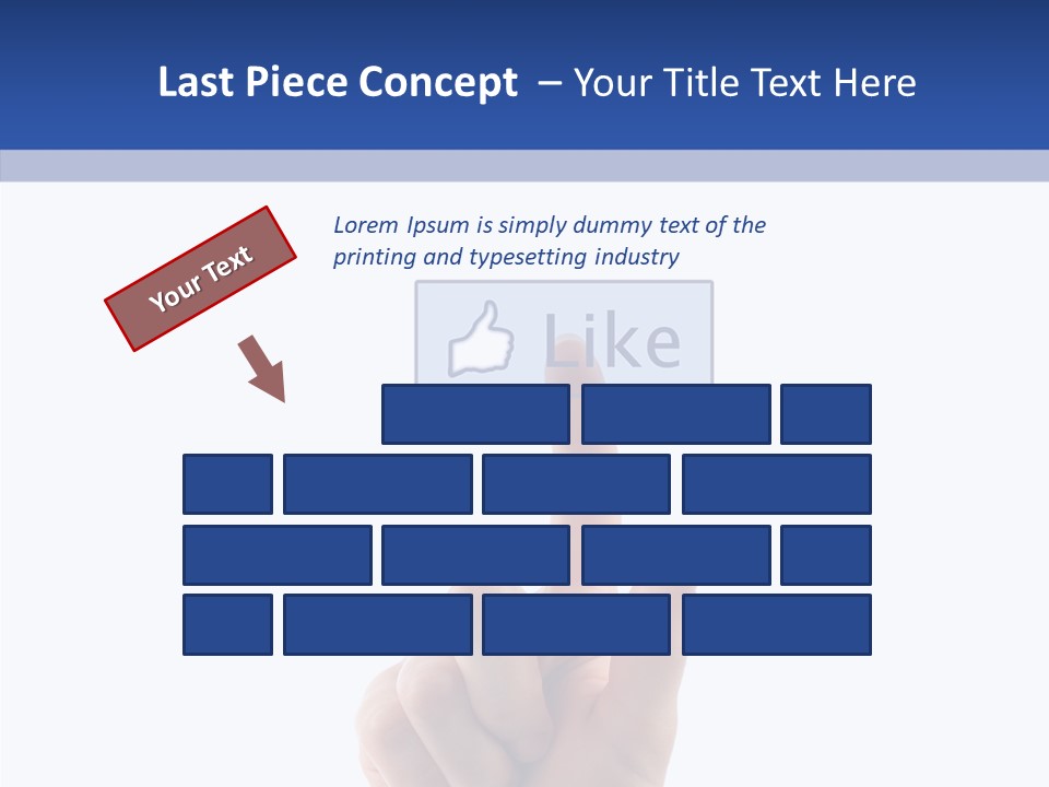 Community Woman Virtual PowerPoint Template