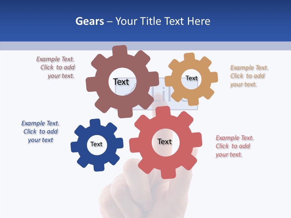 Community Woman Virtual PowerPoint Template