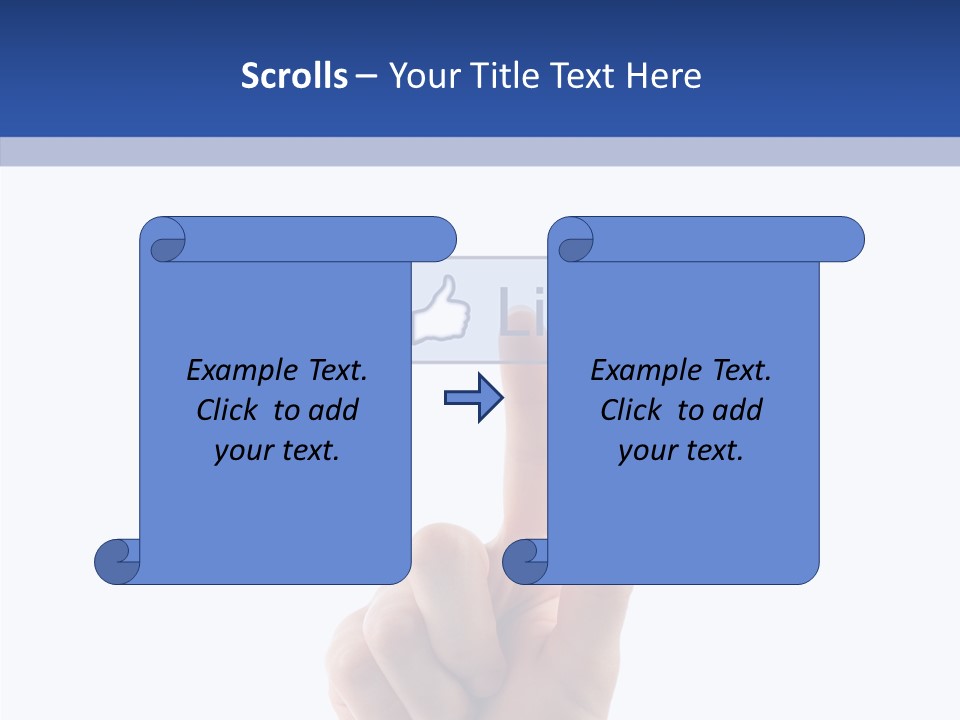 Community Woman Virtual PowerPoint Template