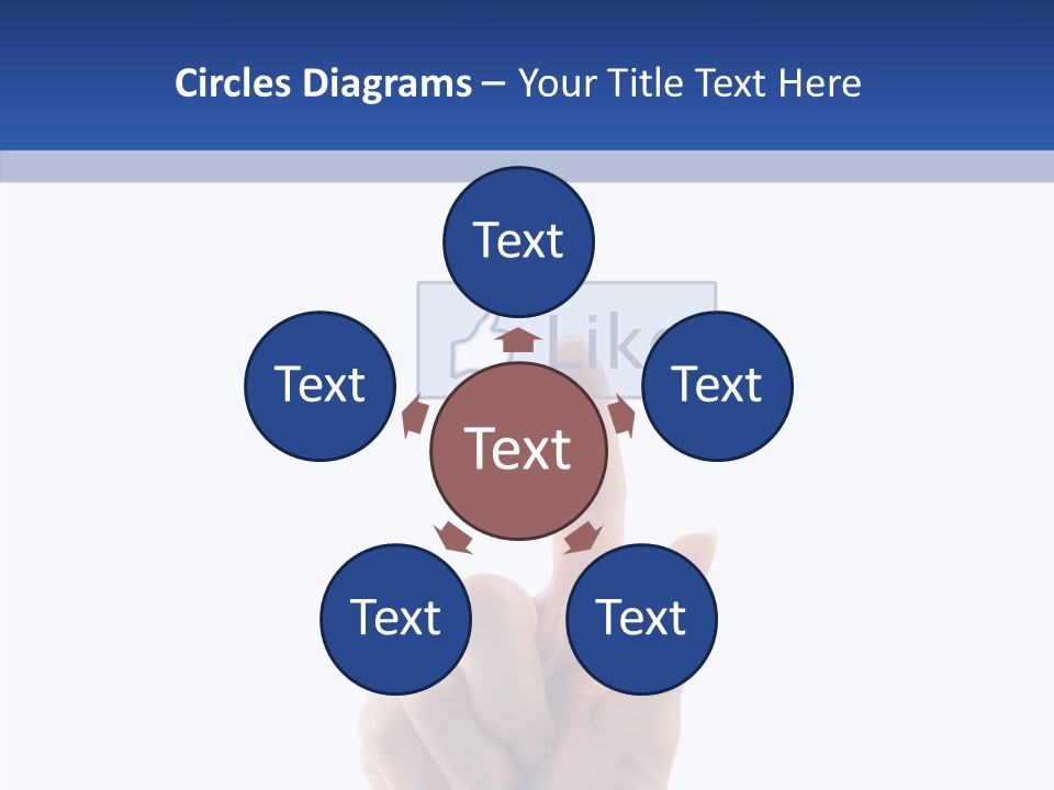 Community Woman Virtual PowerPoint Template