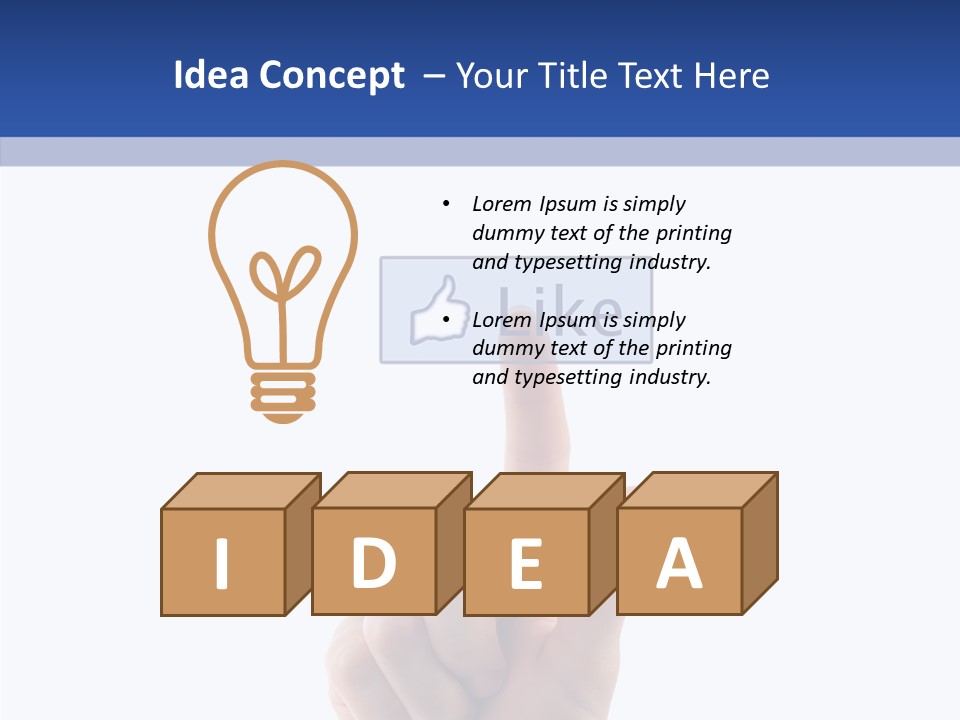 Community Woman Virtual PowerPoint Template