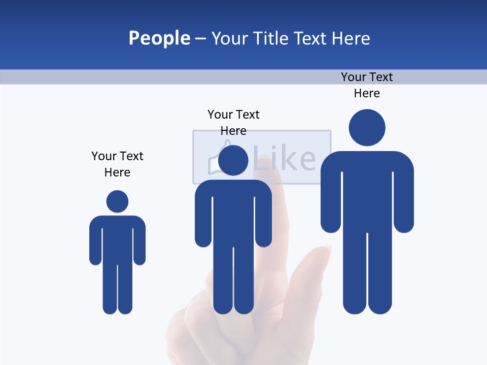 Community Woman Virtual PowerPoint Template