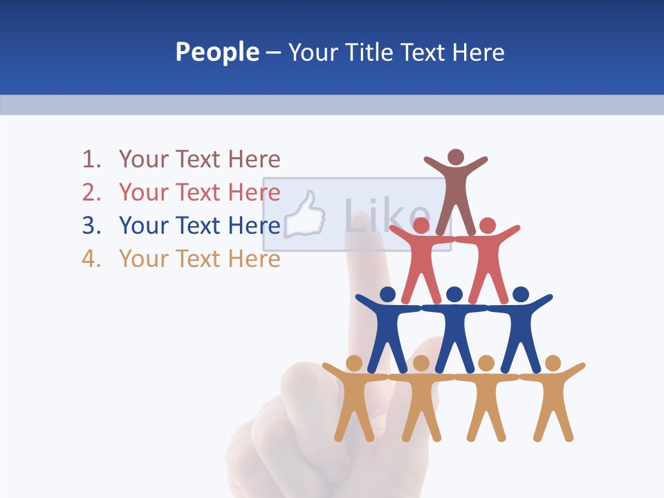 Community Woman Virtual PowerPoint Template