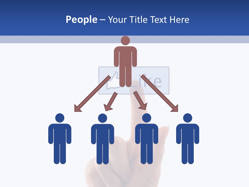 Community Woman Virtual PowerPoint Template