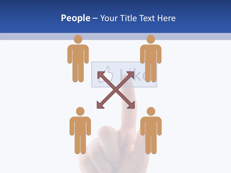 Community Woman Virtual PowerPoint Template