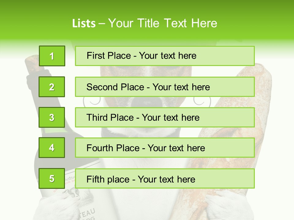 Beverage Healthy Restaurant PowerPoint Template