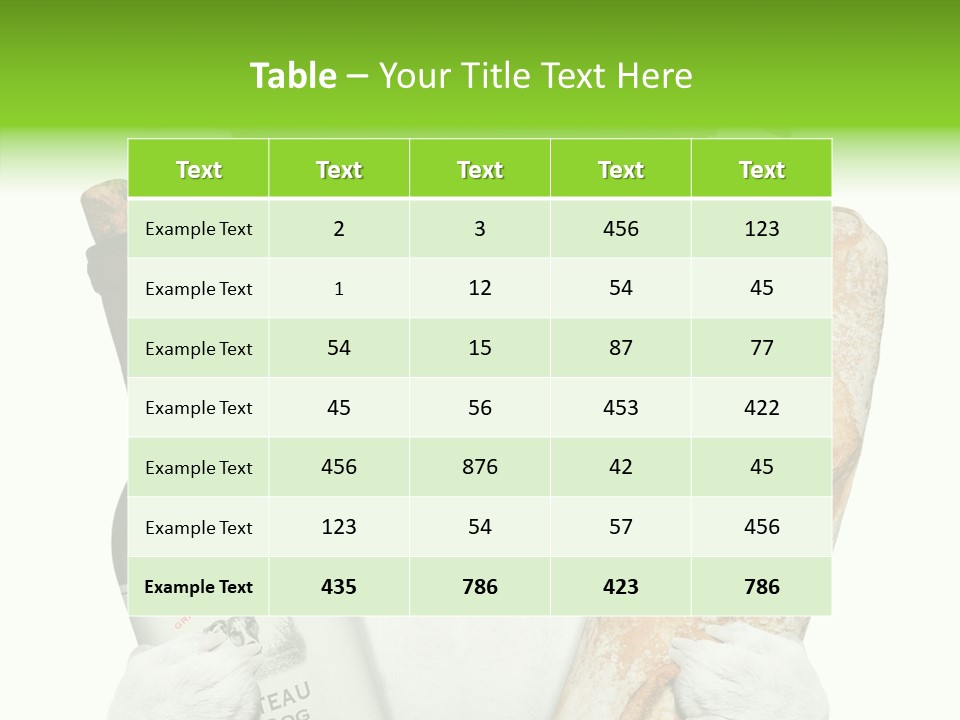 Beverage Healthy Restaurant PowerPoint Template