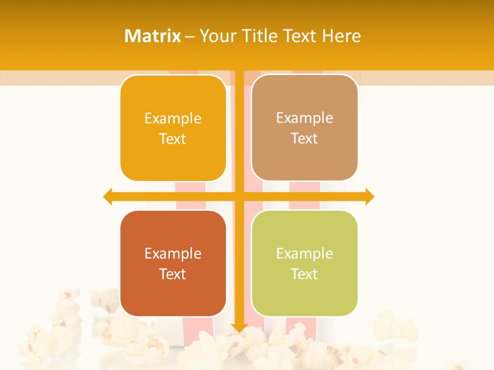 White Ticket Healthy PowerPoint Template