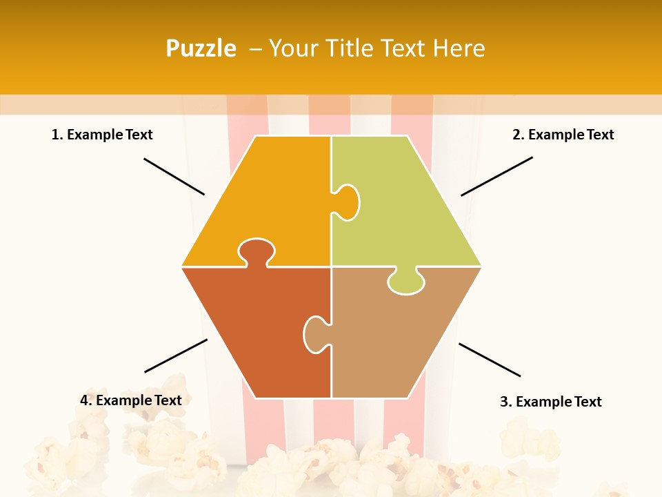 White Ticket Healthy PowerPoint Template