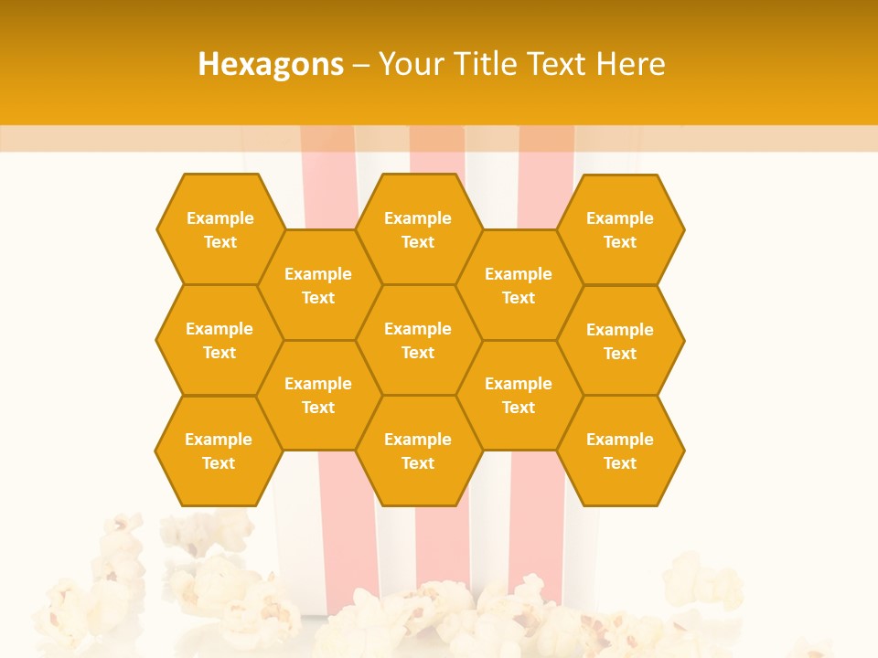 White Ticket Healthy PowerPoint Template