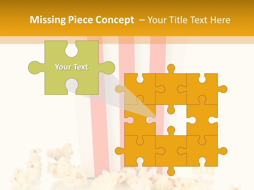 White Ticket Healthy PowerPoint Template