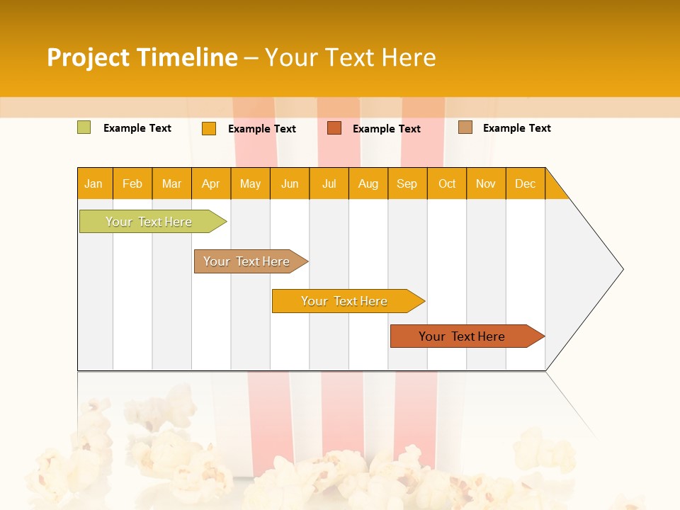 White Ticket Healthy PowerPoint Template