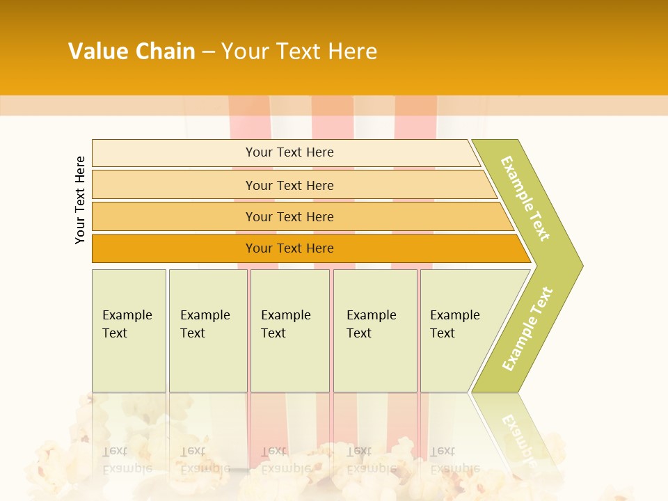 White Ticket Healthy PowerPoint Template
