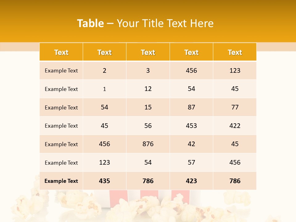 White Ticket Healthy PowerPoint Template