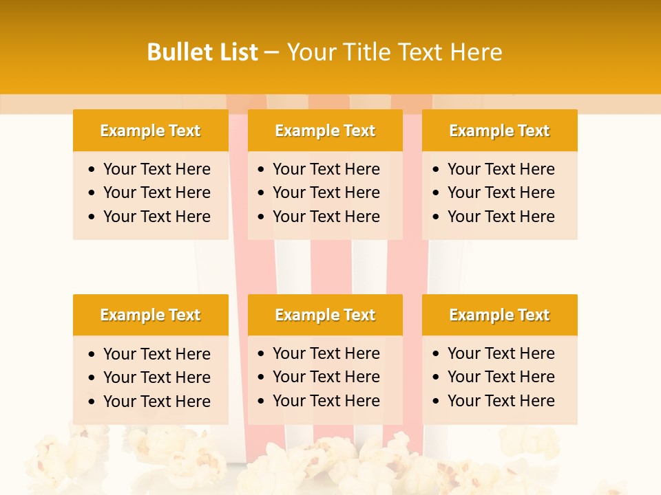 White Ticket Healthy PowerPoint Template