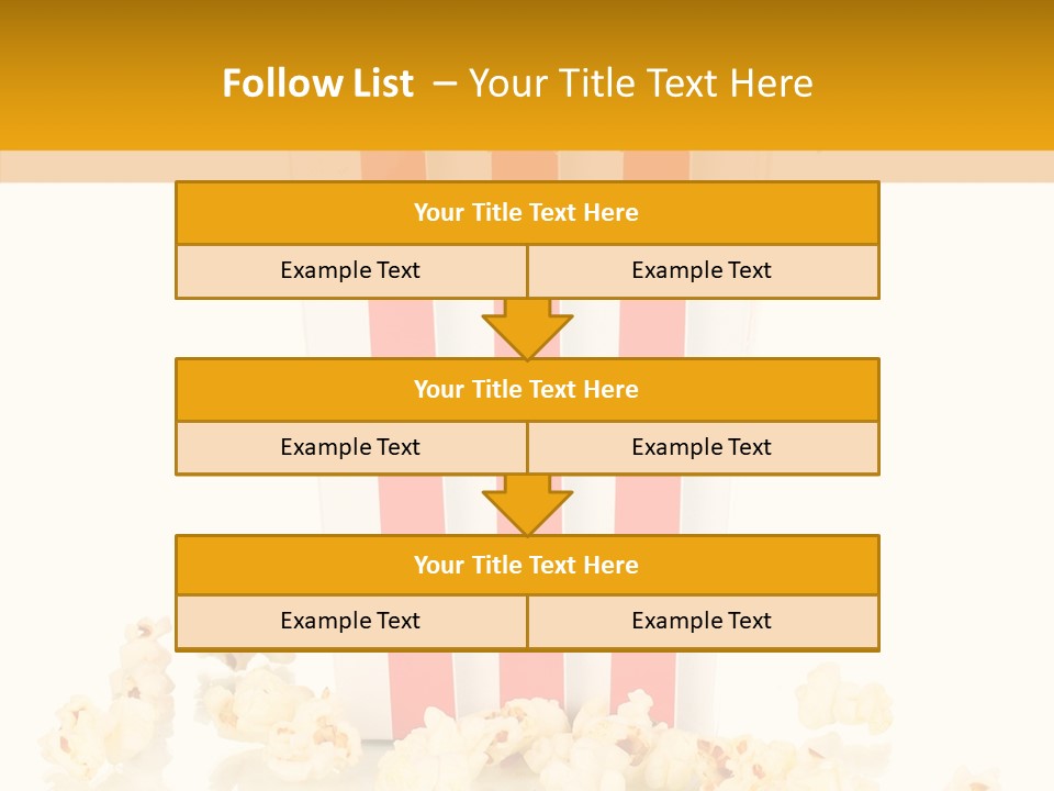 White Ticket Healthy PowerPoint Template