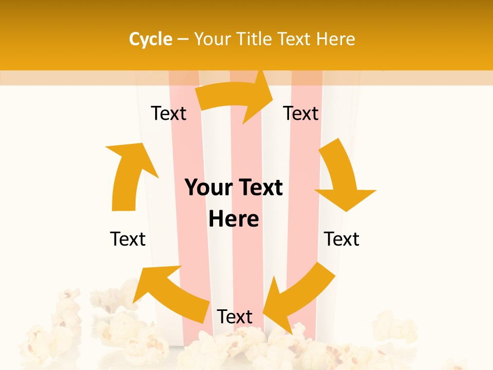 White Ticket Healthy PowerPoint Template