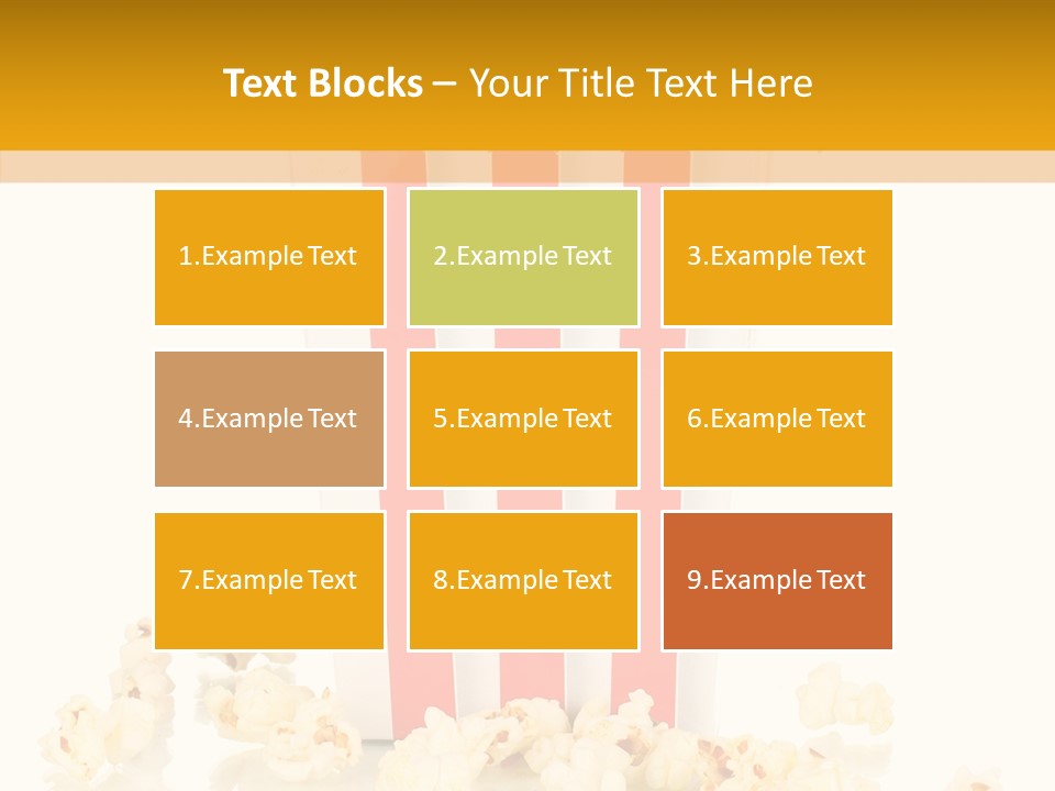 White Ticket Healthy PowerPoint Template