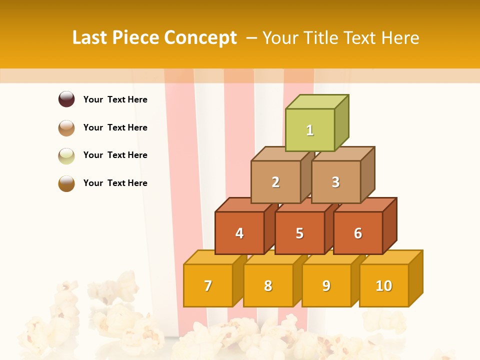 White Ticket Healthy PowerPoint Template