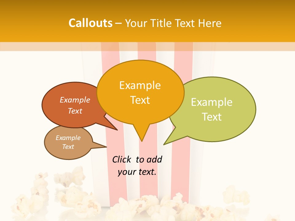 White Ticket Healthy PowerPoint Template