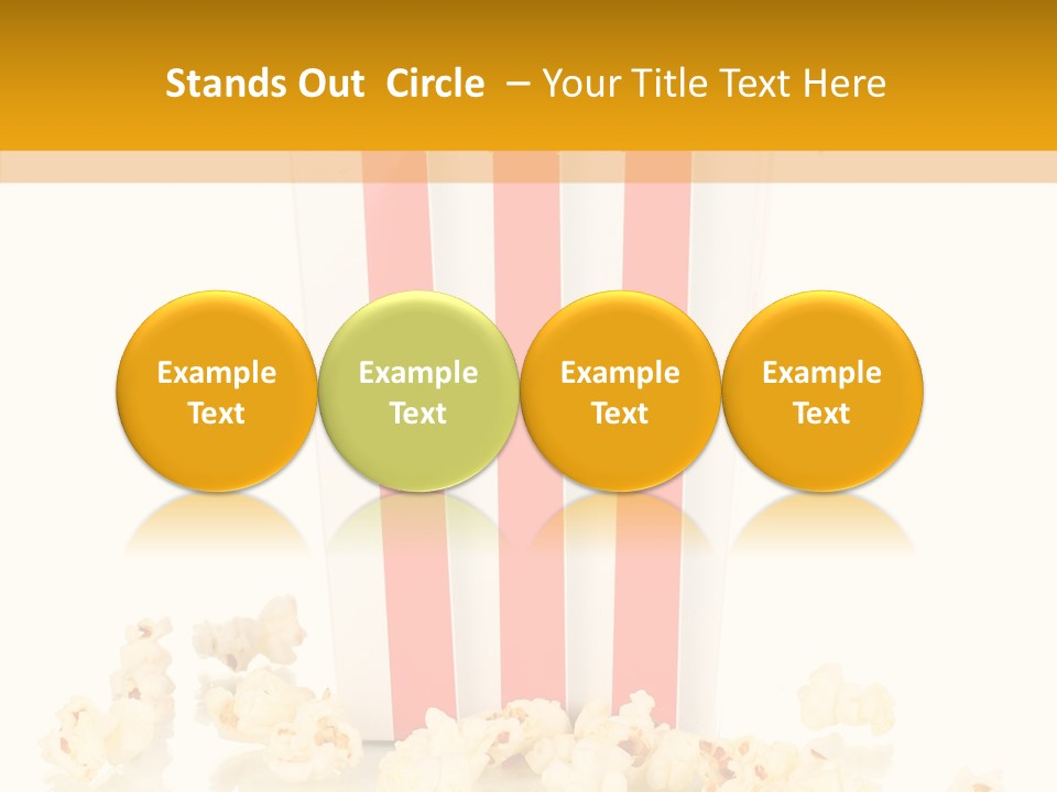 White Ticket Healthy PowerPoint Template