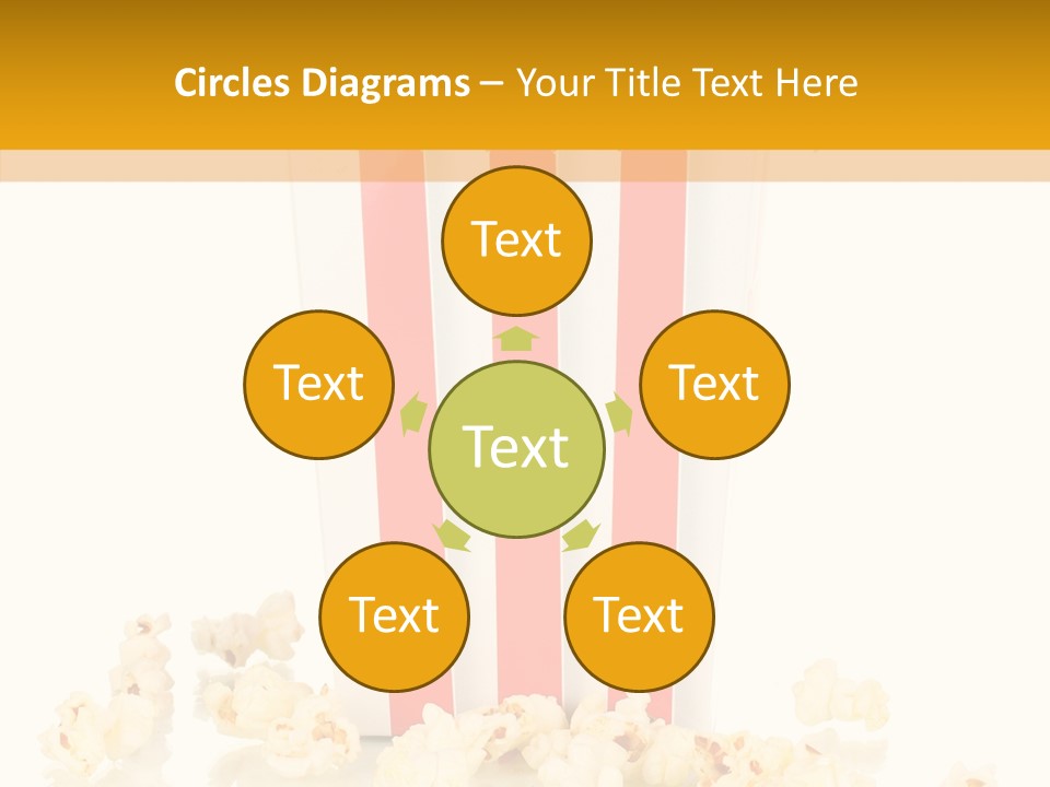 White Ticket Healthy PowerPoint Template