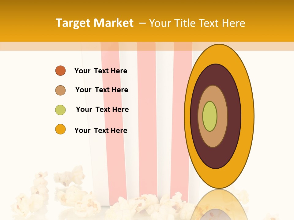 White Ticket Healthy PowerPoint Template