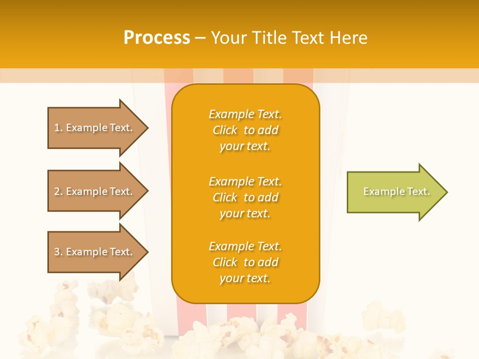 White Ticket Healthy PowerPoint Template
