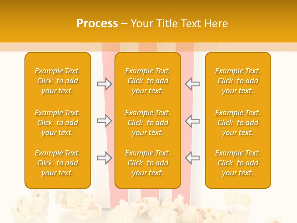 White Ticket Healthy PowerPoint Template