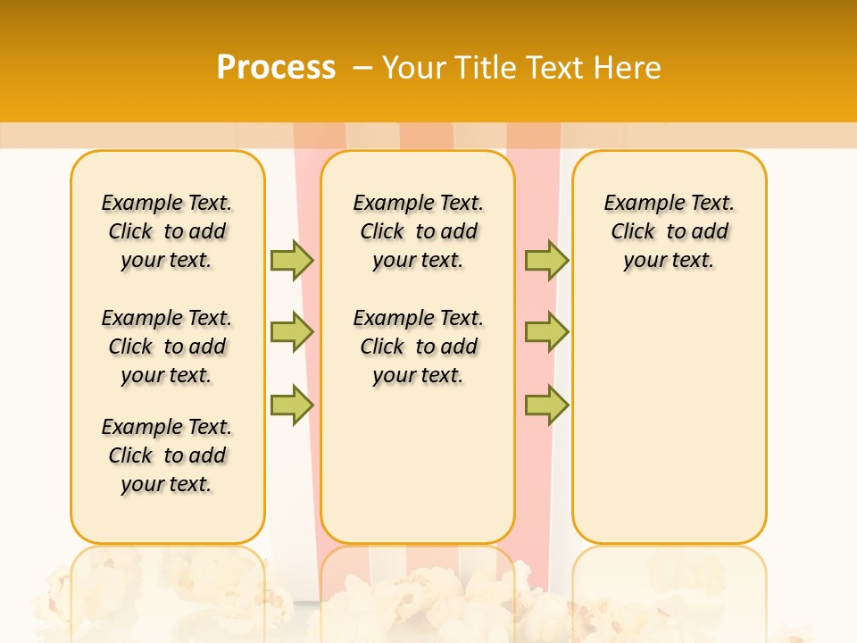 White Ticket Healthy PowerPoint Template