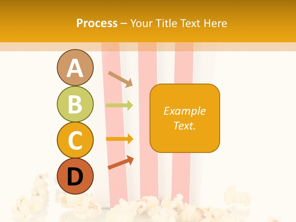 White Ticket Healthy PowerPoint Template