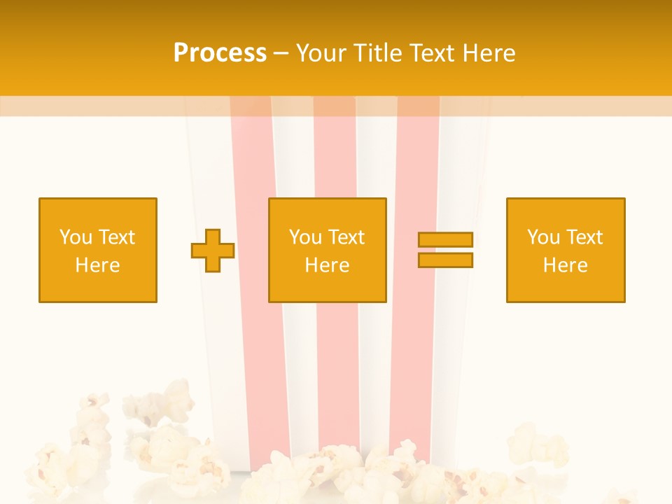 White Ticket Healthy PowerPoint Template