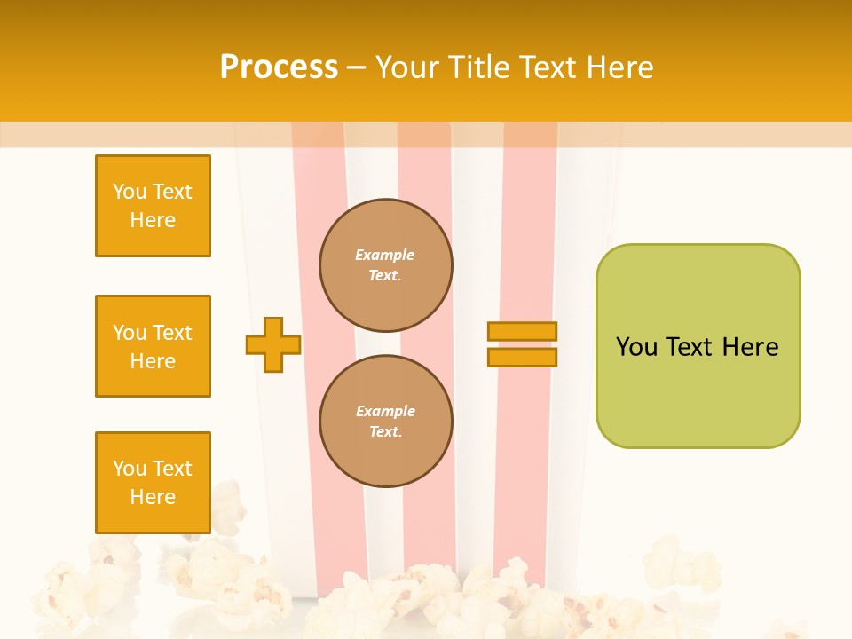 White Ticket Healthy PowerPoint Template