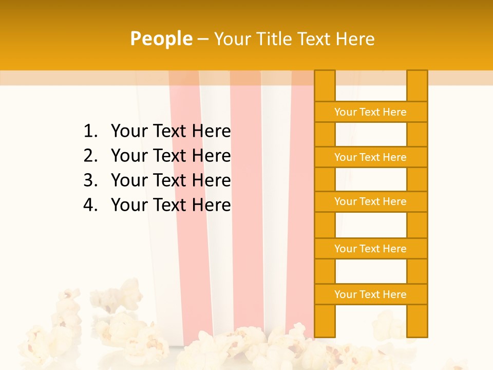 White Ticket Healthy PowerPoint Template