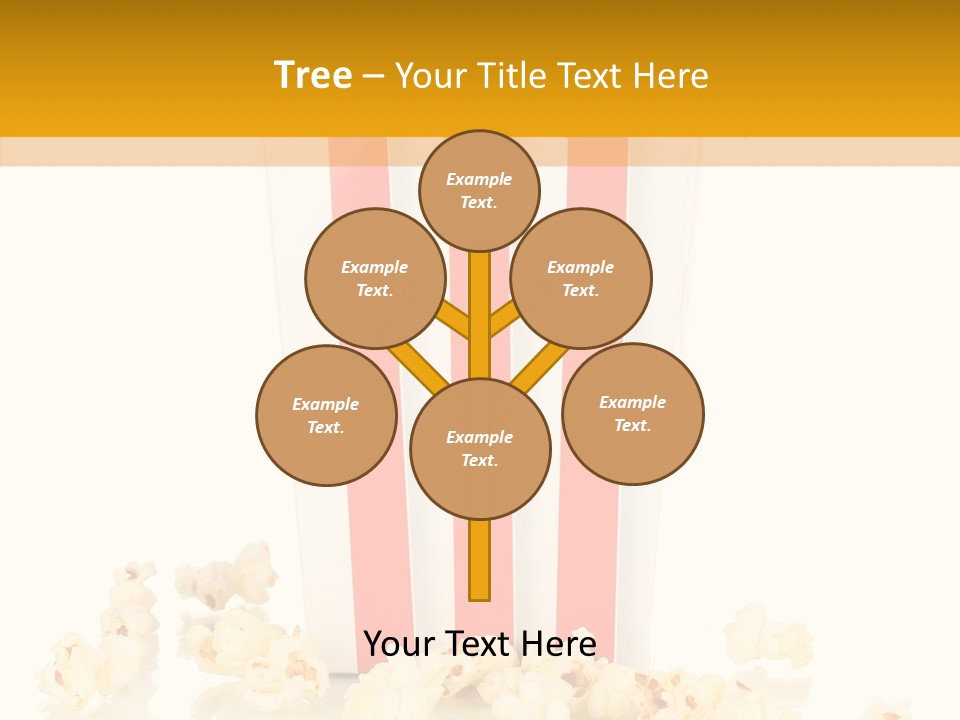 White Ticket Healthy PowerPoint Template